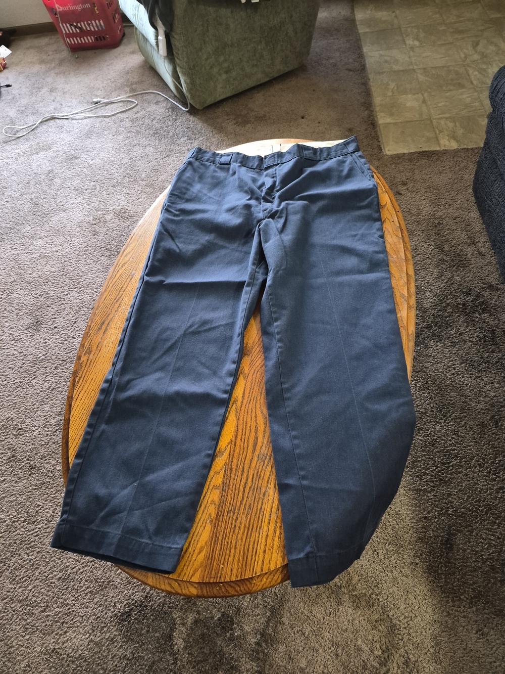 Men's Dickies Classic Straight-Leg Pants — Navy 40x30